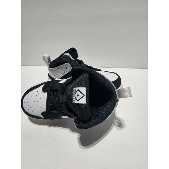 New Nike Air Jordan 1 Mid TD Diamond Shorts White DN4322-100 Toddler Size 7C - Picture 9 of 10